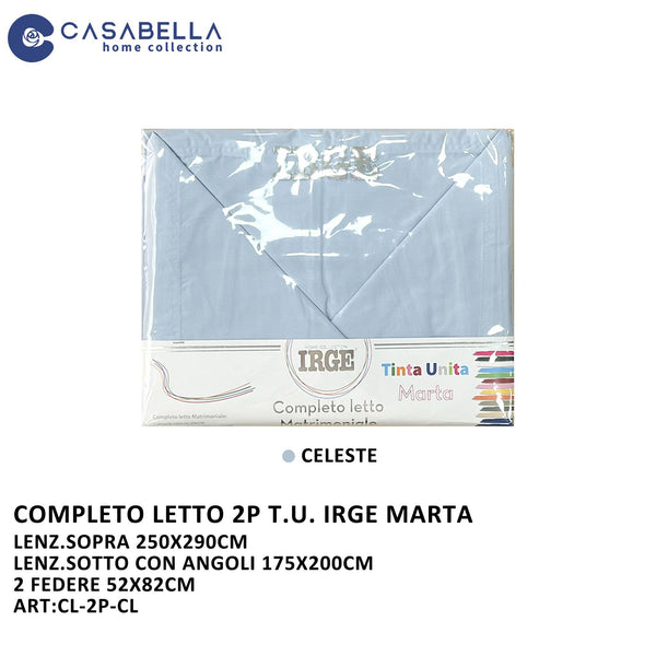 Completo Letto 2P Irge Celeste