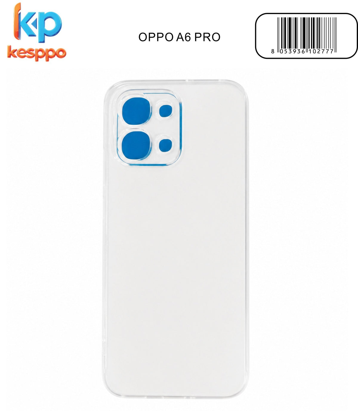 Custodia per OPPO A6 Pro – trasparente, in silicone