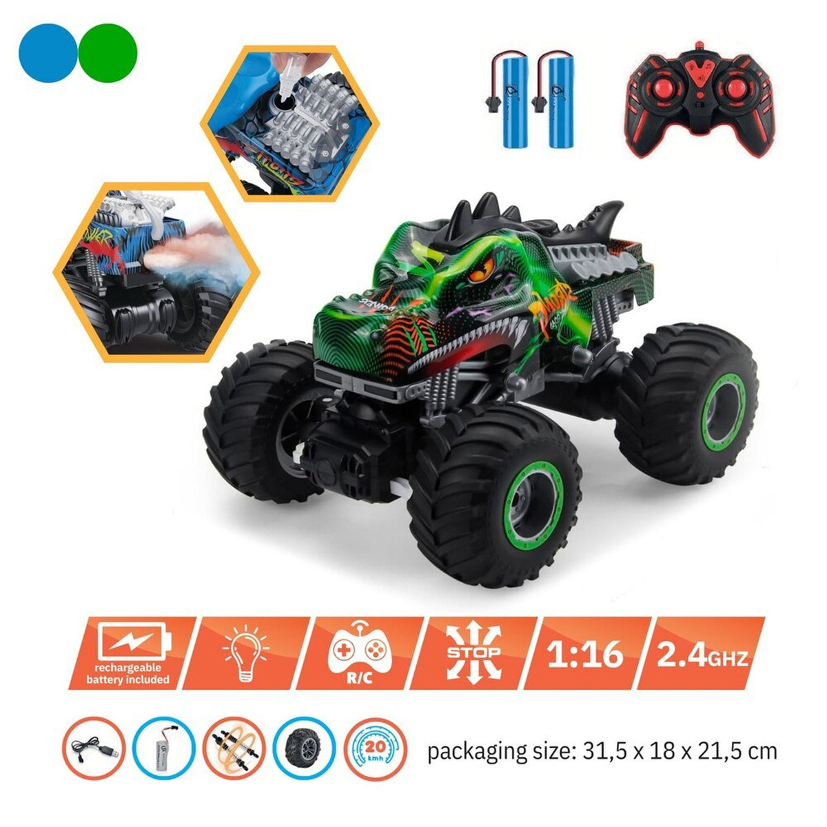 Veicolo giocattolo – WILD TRUCK COCCODRILLO HT115