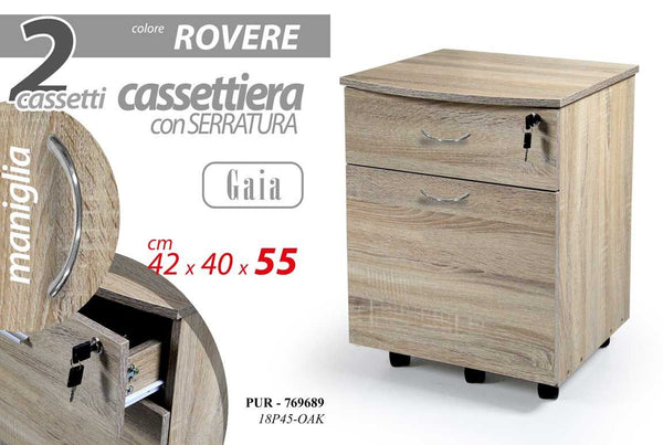 Cassettiera 18P45-OAK