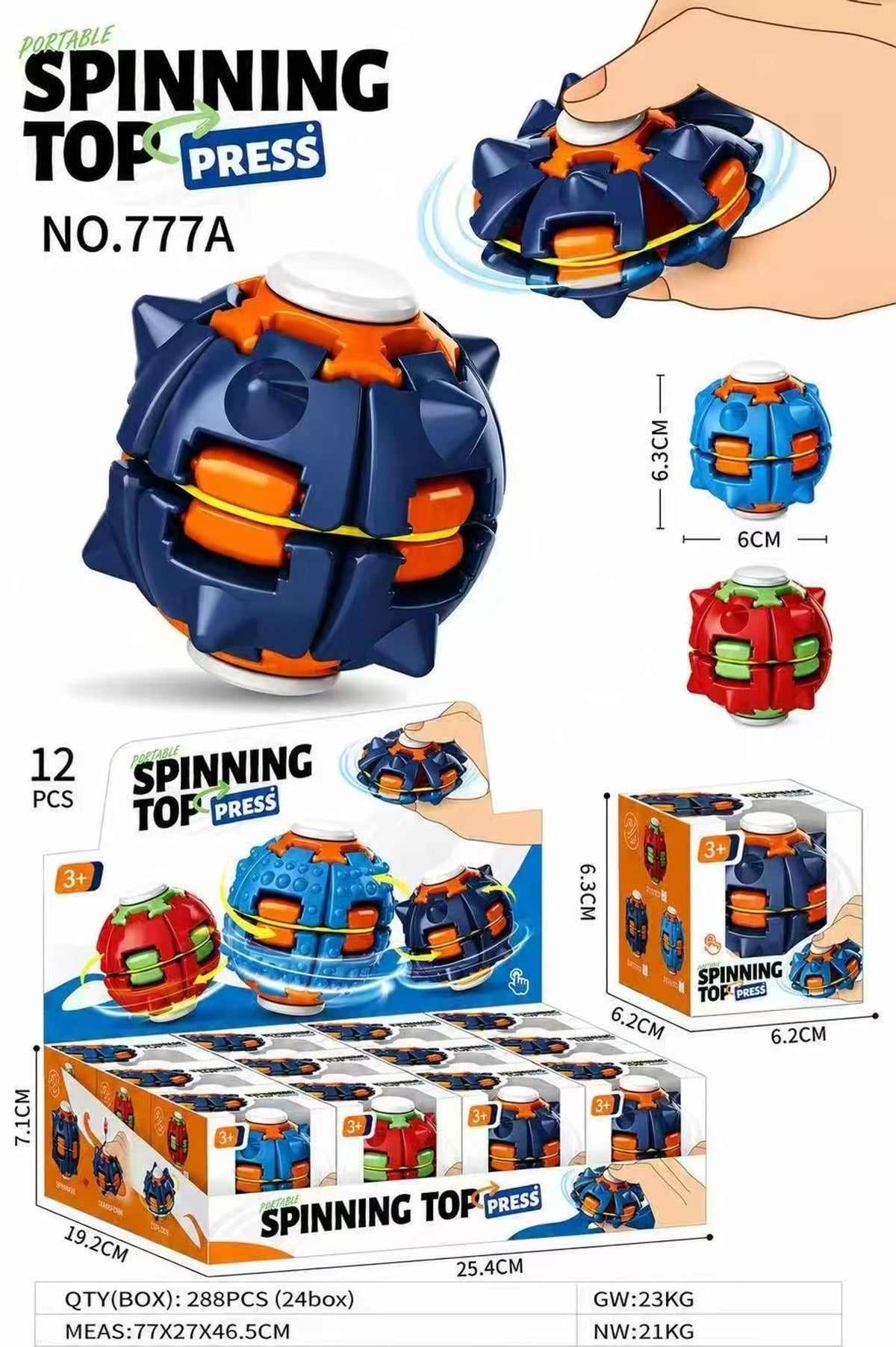 Trottola e gioco fidget