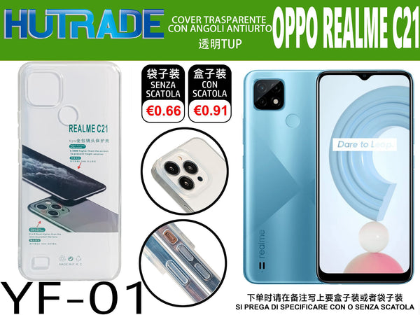 COVER TRASPARENTE OPPO C21 – YF01 011521