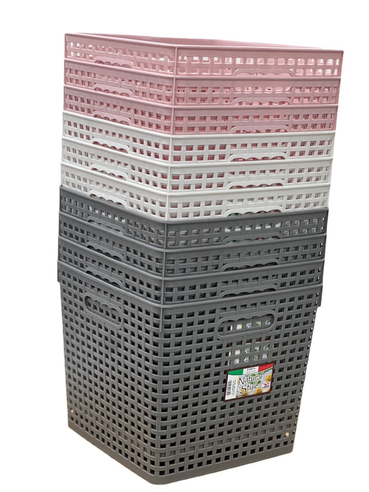 LEGA CESTA RATTAN 20LT 33X33*H28CM