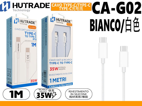 CA-G02 CAVO TYPE-C TO TYPE-C IPHONE 15 1 METRO 35W
