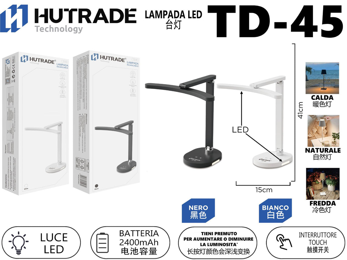 TD-45 LAMPADA DA TAVOLO A TOUCH