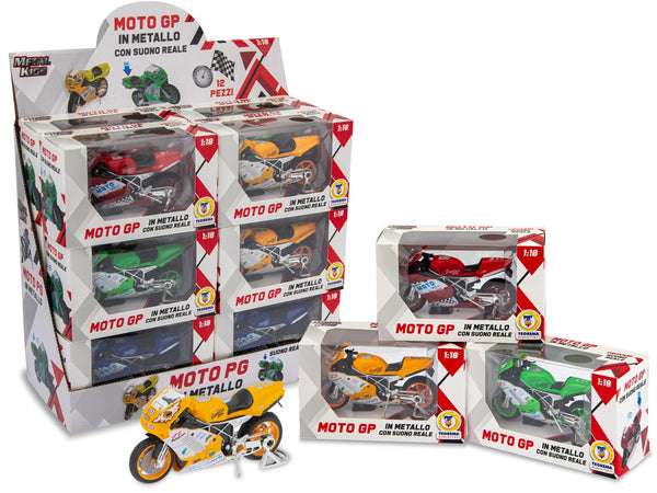 Moto GP in metallo Teorema Metal Kids 1:18 con suoni 60609