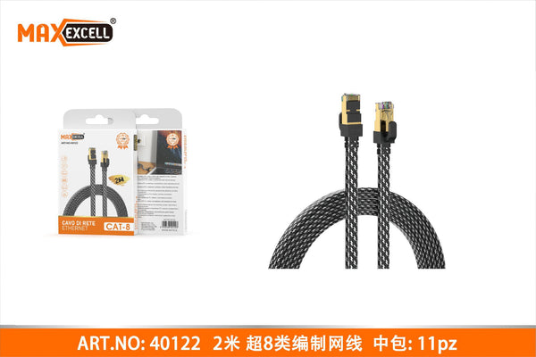 Cavo di Rete ETHERNET CAT-8 2M