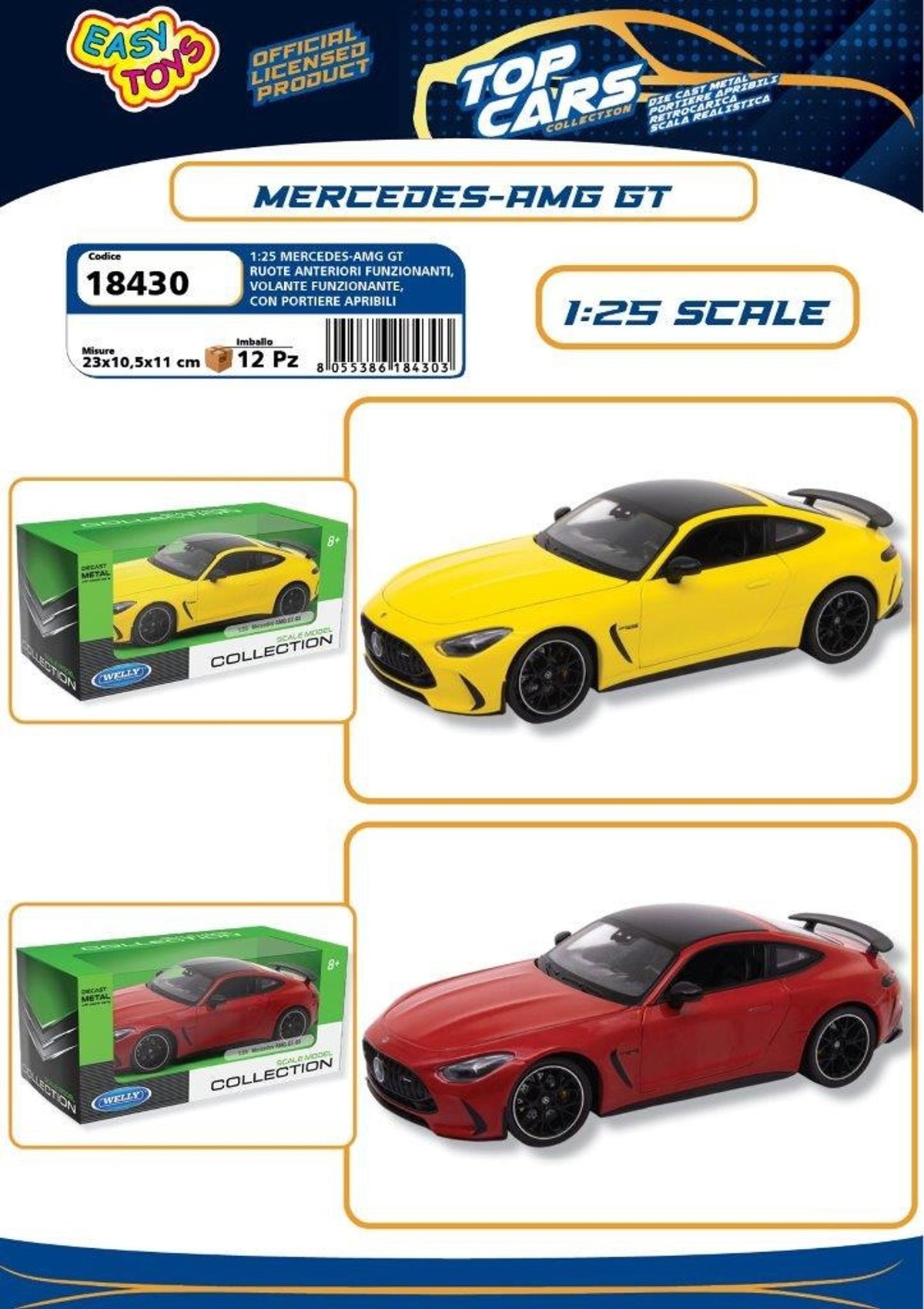 Modellino Mercedes-AMG GT EA18430