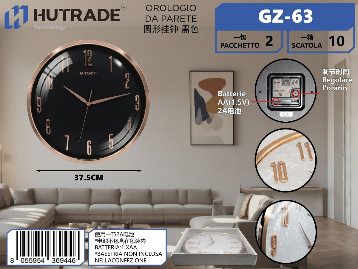GZ-63 OROLOGIO DA PARETE CIRCOLARE