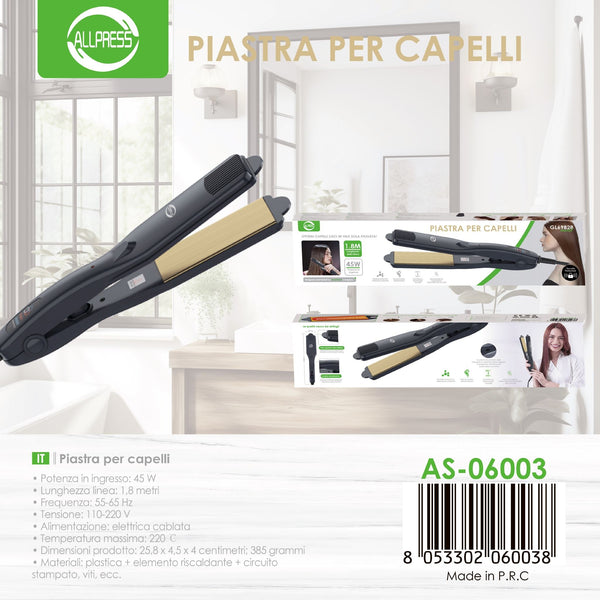 Piastra per capelli