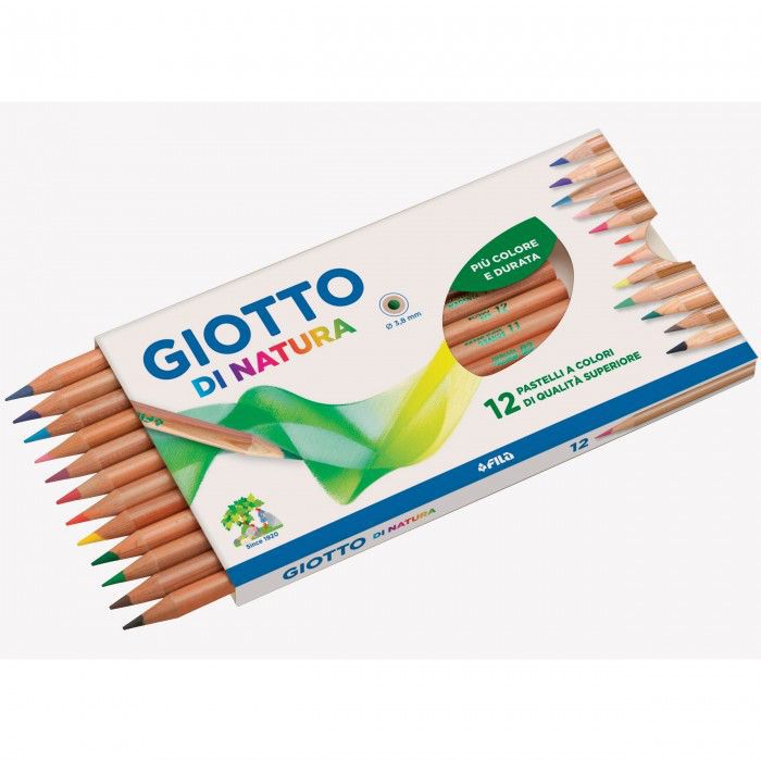 Matita – GIOTTO PASTELLO NATURA PZ. 12 X 10 CONF.