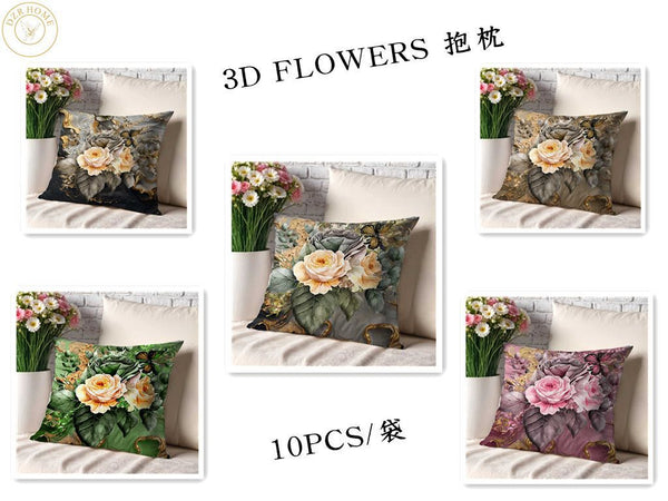 CUSCINO 3D FLOWERS