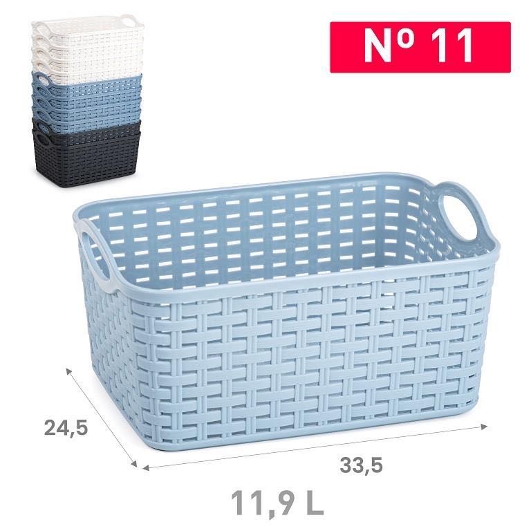 CESTA RATTAN N11 11.9L 24.5X33.5CM