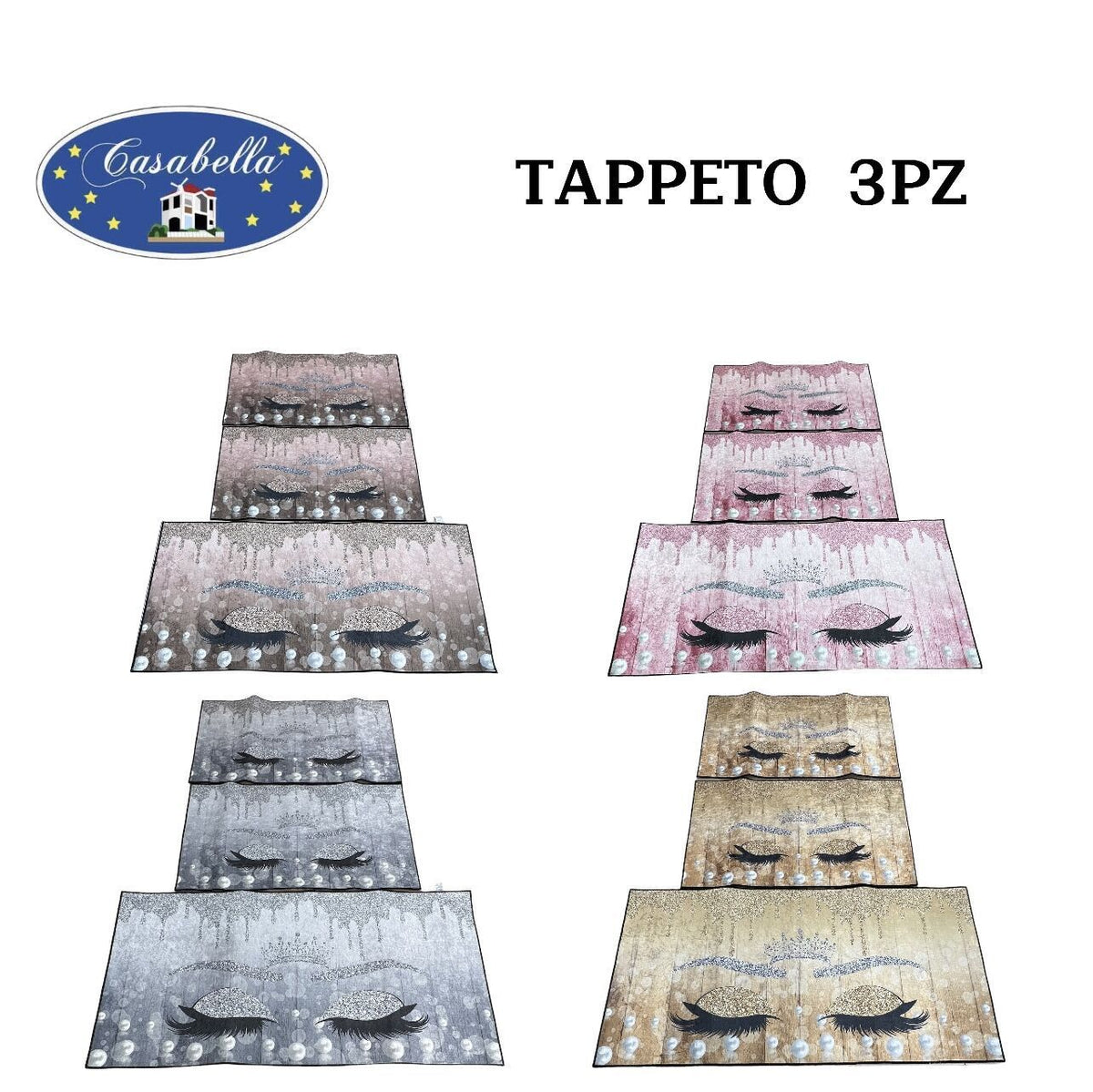 Tappeto 3PZ 70X140/60X100/60X100