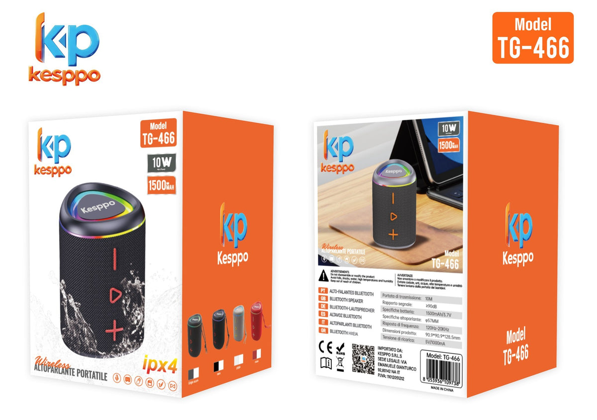 Altoparlante Bluetooth portatile TG-466