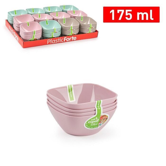 SET 4 CIOTOLE 175ML 9X9X5.7CM