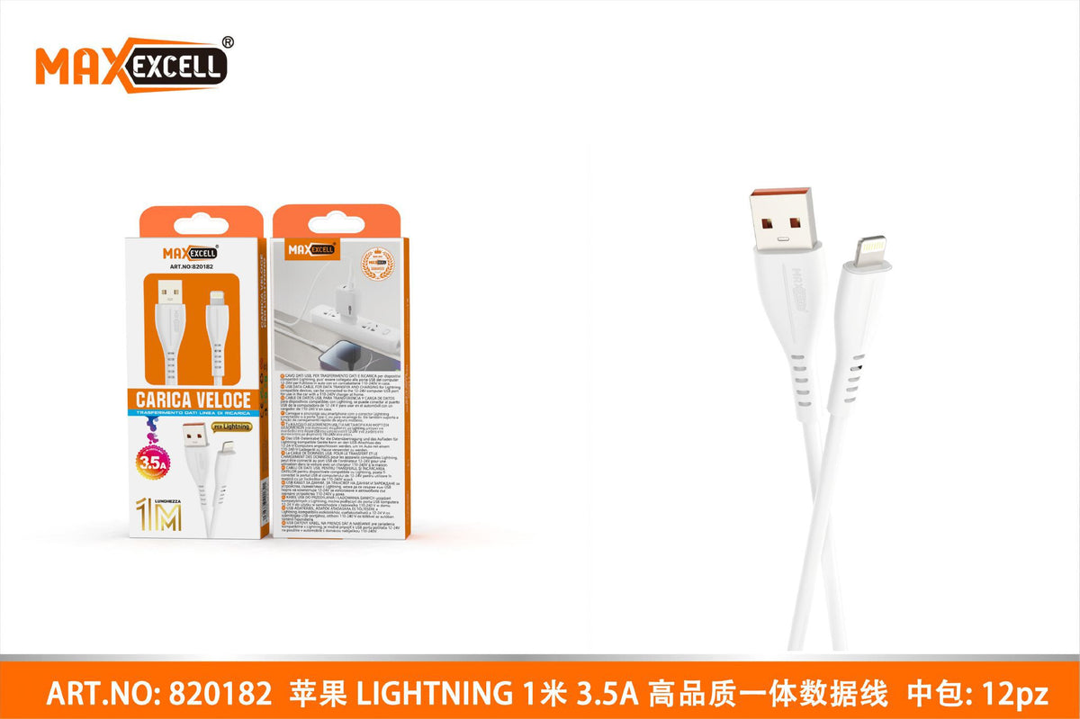 Cavo LIGHTNING 3.5A 1M