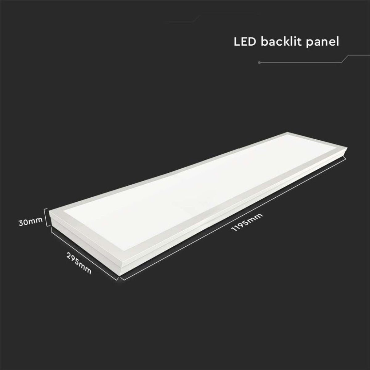 Pannello LED da superficie 40 W 6500 K