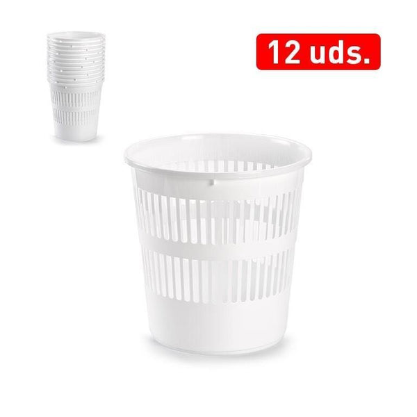 PATTUMIERA TONDO 27.5X27.5X28CM BIANCO