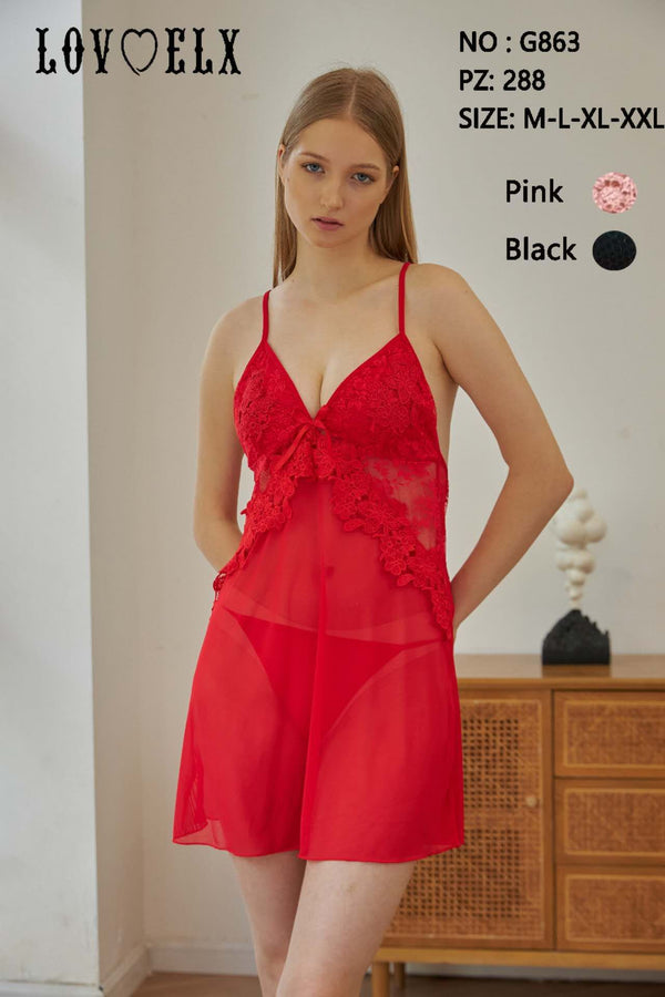 Babydoll donna G863