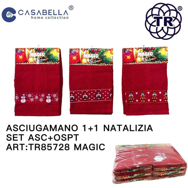 Asciugamano 1+1 Natalizia