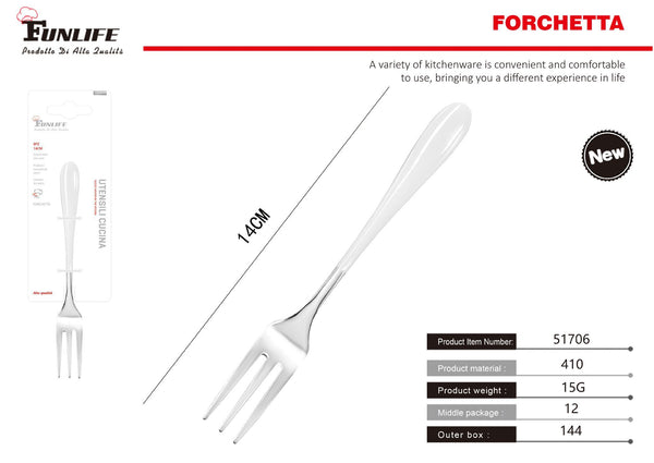 Forchetta 1012, n. 4, confezione da 2 pezzi
