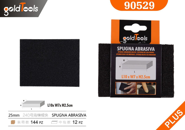 Spugna abrasiva, 25 mm, grana 240