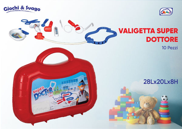 Set mestiere giocattolo – VALIGETTA SUPER DOTTORE NO1094