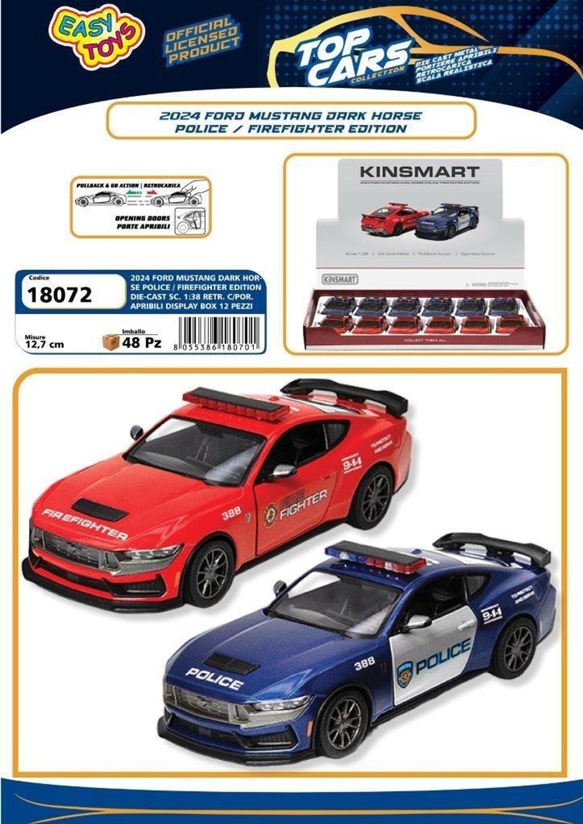 Veicolo giocattolo – 2024 FORD MUSTANG EA18072
