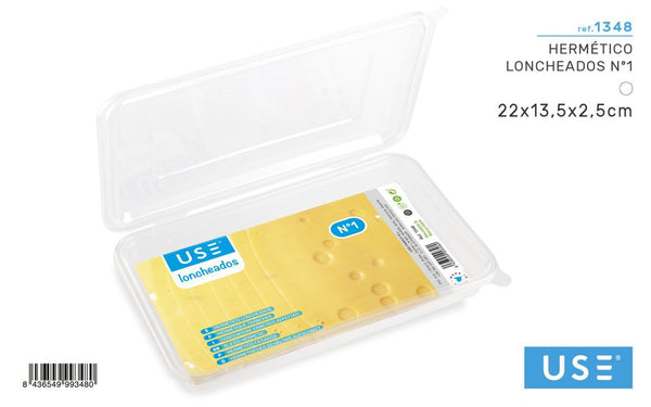USE CONTENITORE PLASTICA N1 22X13.5X2.5CM
