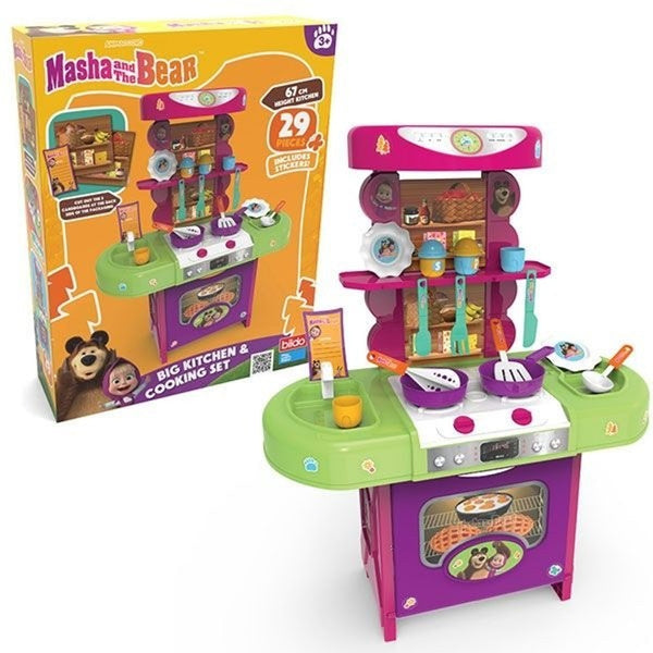 Cucina o negozio giocattolo – MASHA E ORSO SET CUCINA 29 PZ 4620