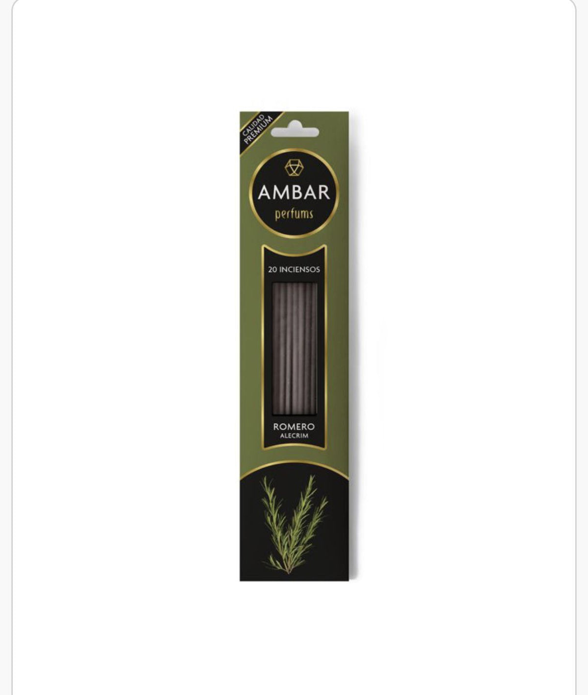 AMBRA INCENSO 20PZ ROSMARINO