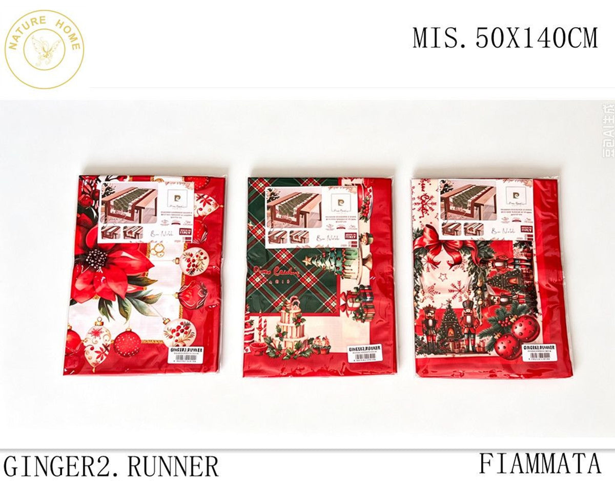 RUNNER NATALE GINGER2 50X140CM