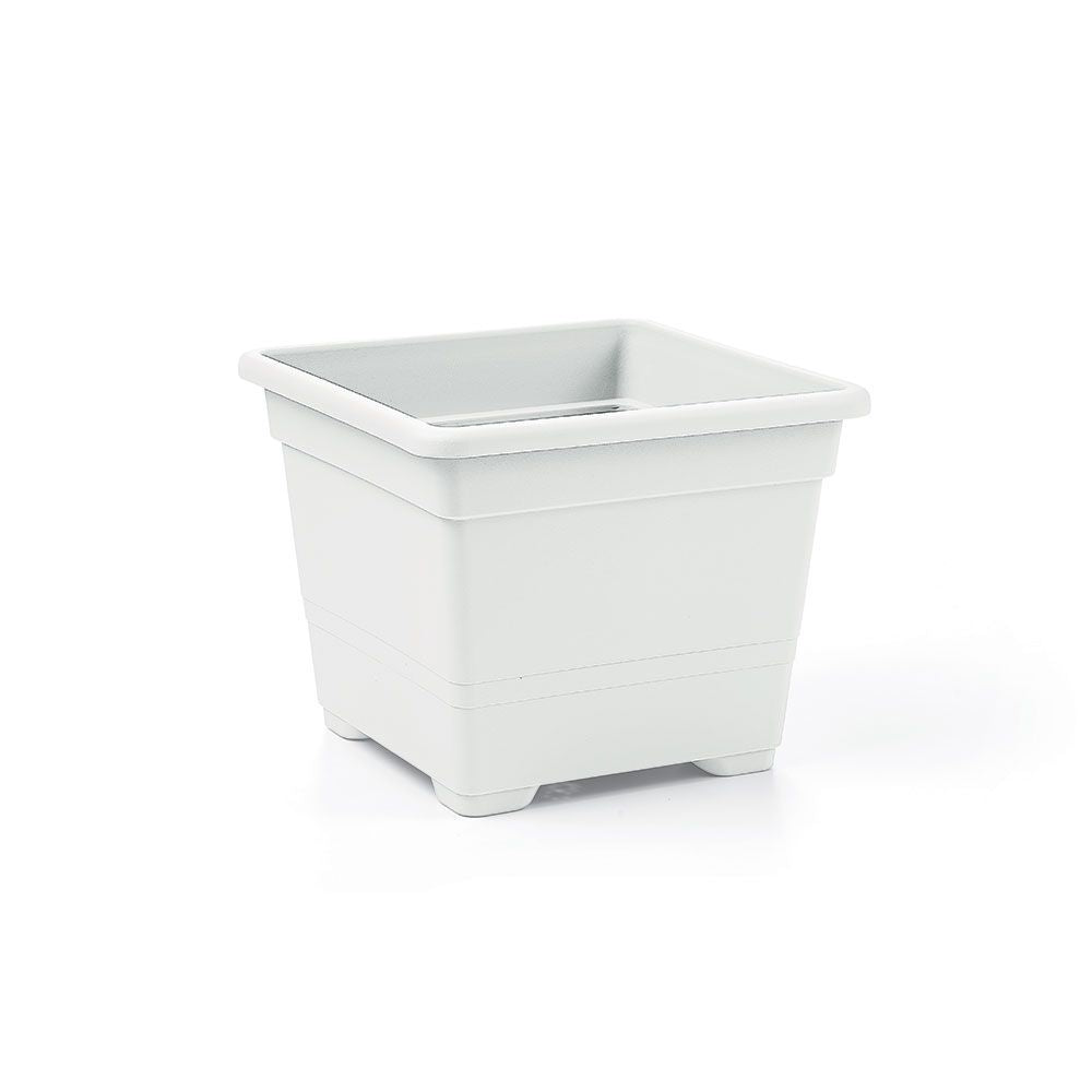 VASO QUADRATO 32CM BIANCO