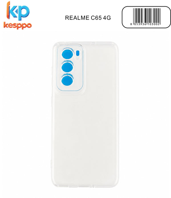 Custodia per realme C65 4G – trasparente, in silicone