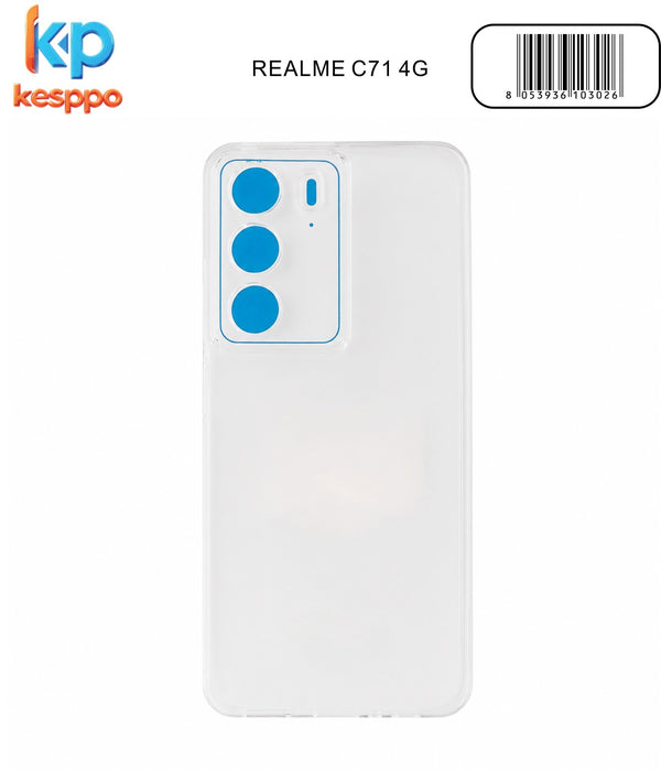 Custodia per realme C71 4G – trasparente, in silicone