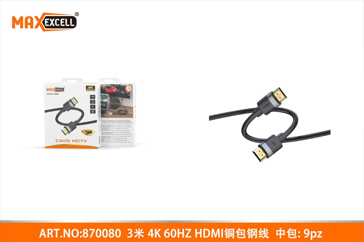 Cavo HDMI 4K 60HZ 3M