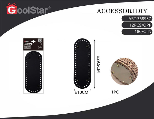 Fondo per borsa GoolStar con piedini 29,5 × 10 cm, dieci colori