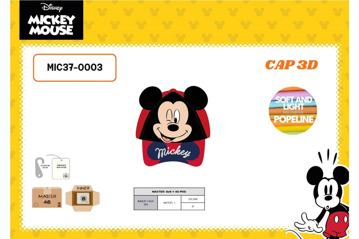 Cappello – MICKEY DISNEY CAP 3D MIC370003