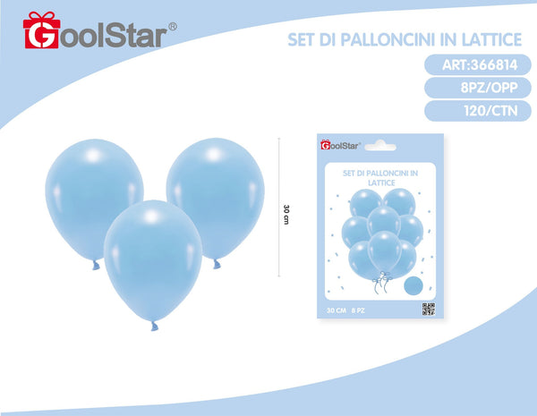 Set di palloncini in lattice, 12 pollici
