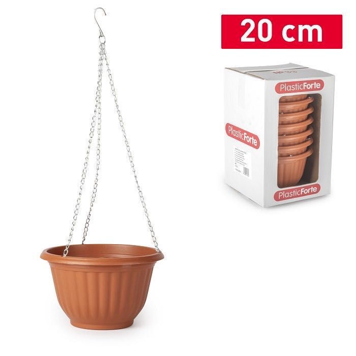 P.1472135 VASO PENDENTE 20CM 20X20X12.5CM