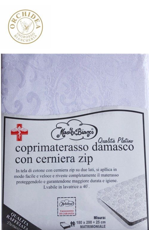 COPRIMATERASSO COTONE CERNIERA