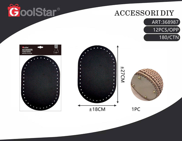 Fondo per borsa GoolStar 27 × 18 cm, nove colori