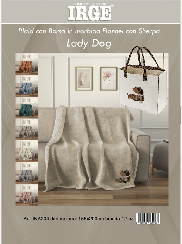 Plaid 2P 200X220CM Dog