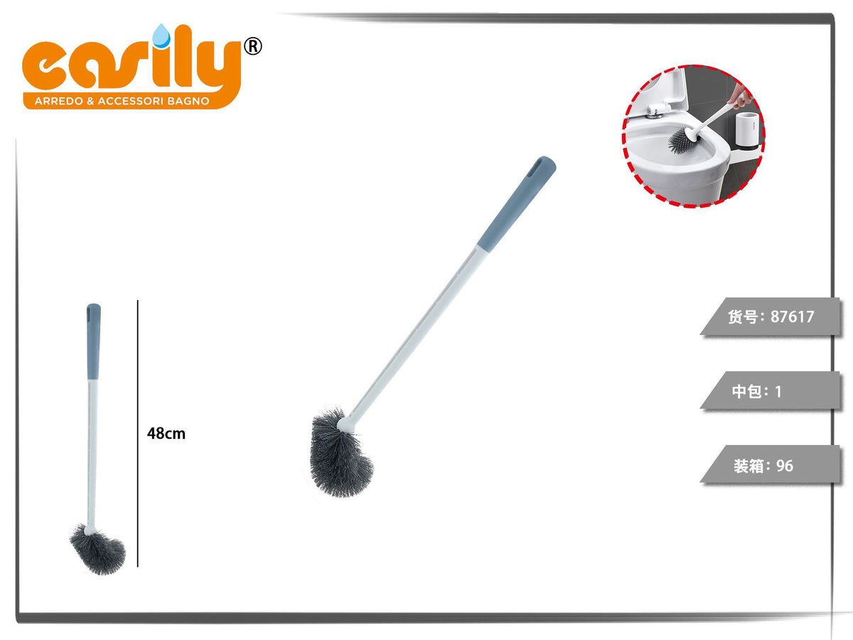 Scopino WC con testa arrotondata da 48 cm