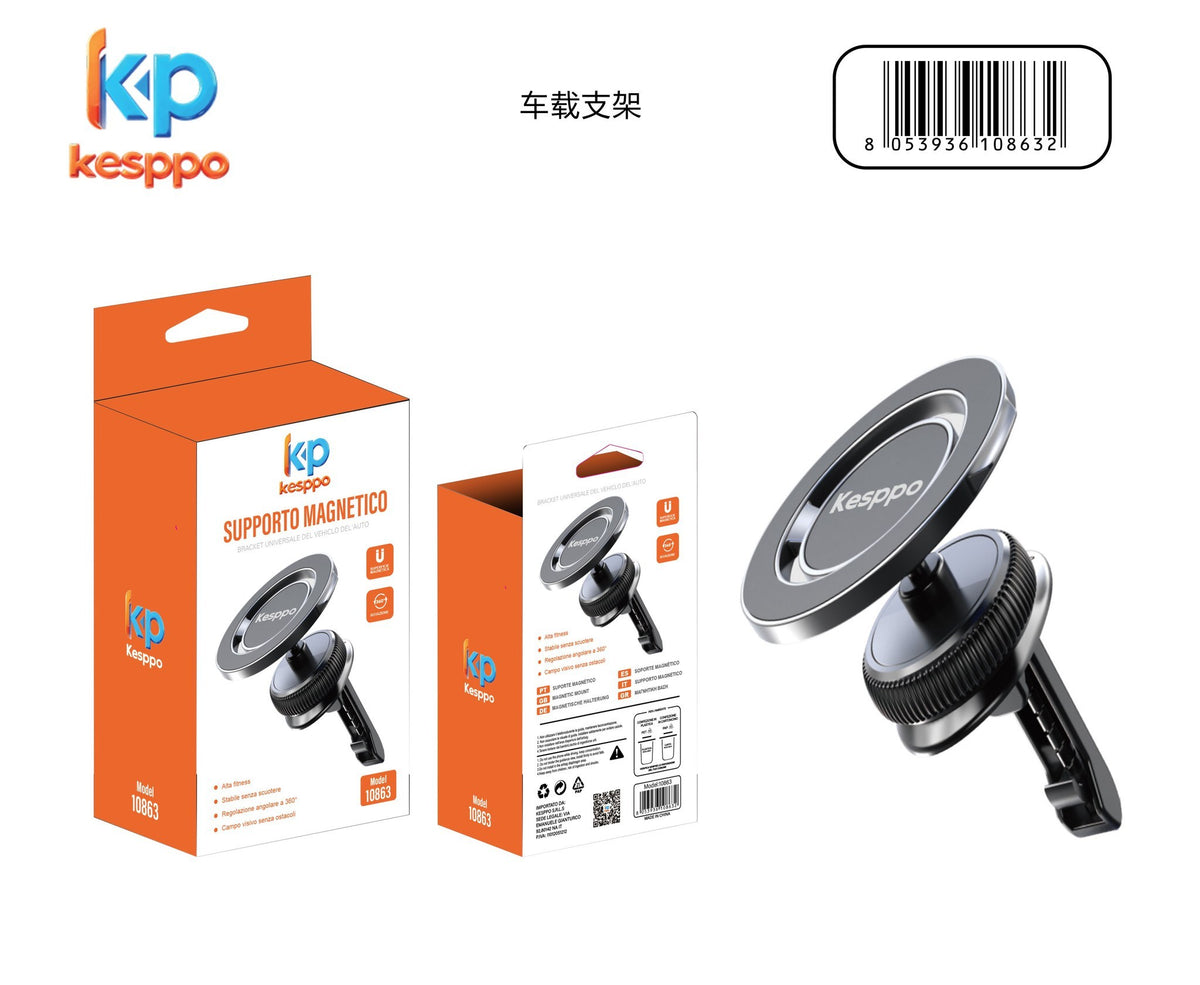 Supporto magnetico per telefono da auto