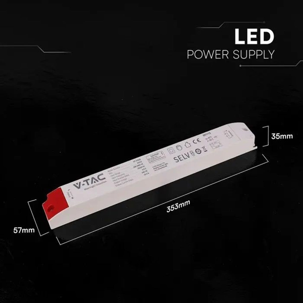 Alimentatore LED V-TAC 300 W 24 V IP44