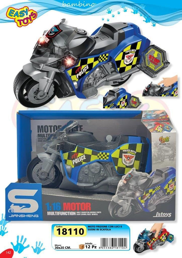 Veicolo giocattolo – MOTO FRIZIONE C LUCI E SUONI EA18110
