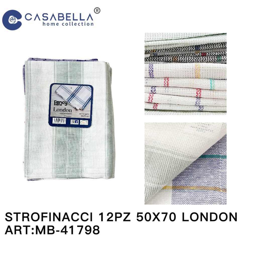 Strofinacci 12PZ 50X70 London
