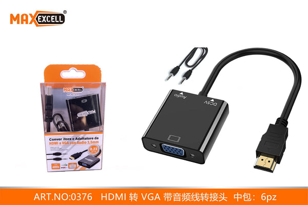 Cavo Adattatore da HDMI a VGA con Cavo AUX